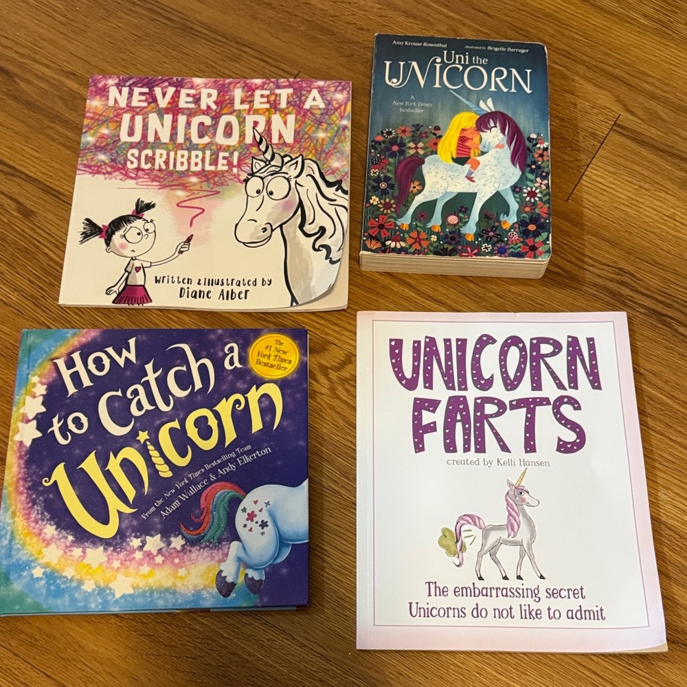 Unicorn Themed Children's Book lot